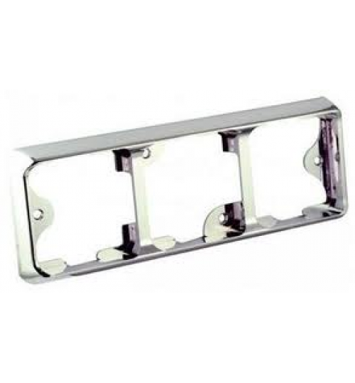 125 Series Chrome Triple Bracket 125B3C